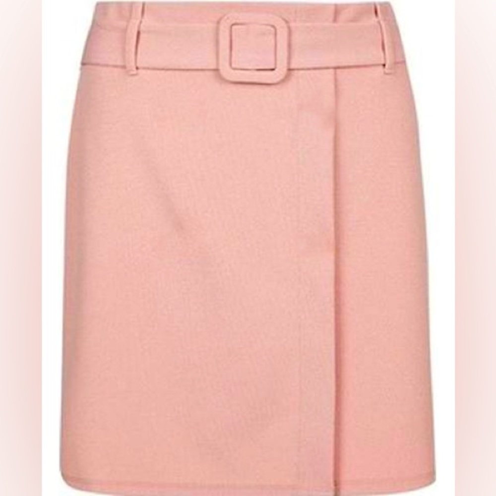 Dorothy Perkins Womens Blush Pink Mini Wrap Skirt